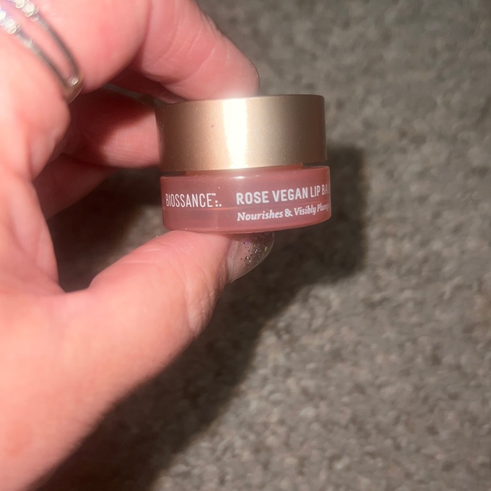 Biossance Vegan Rose lip balm